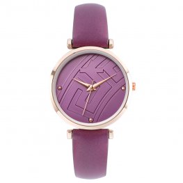 Lovely leather strap women quartz watches 105 Lovely leather strap women quartz watches 105